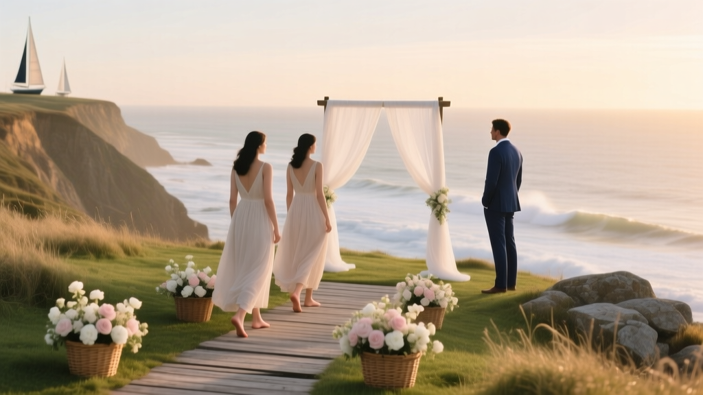 How to Create a Romantic Coastal Bluff Wedding Theme