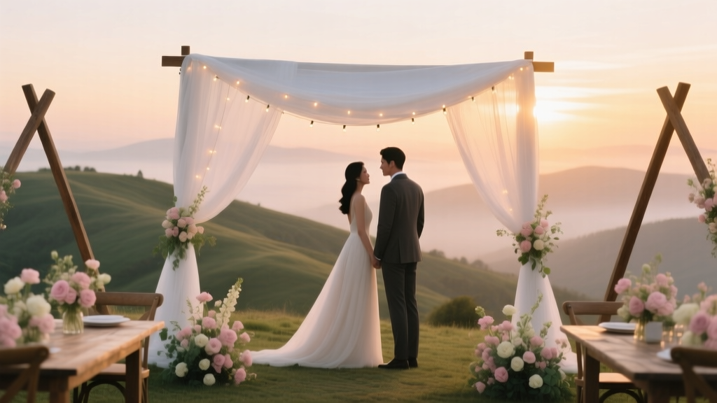 How to Create a Romantic Hilltop Wedding Theme