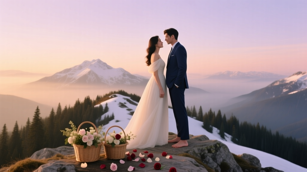 How to Create a Romantic Mountain Peak Wedding Theme
