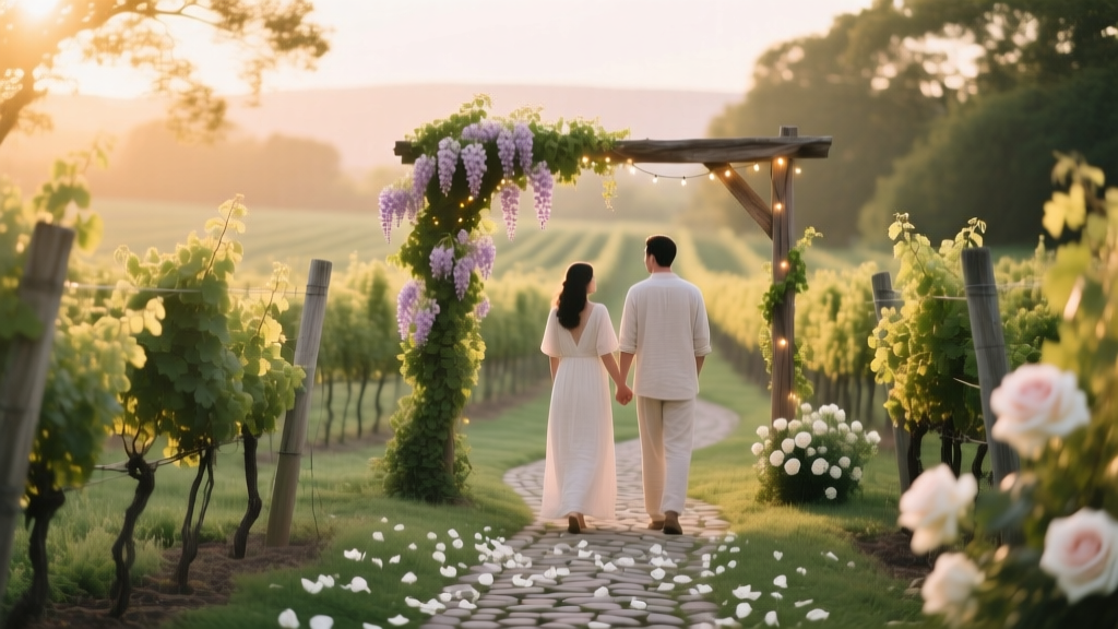 How to Create a Romantic Vineyard Garden Wedding