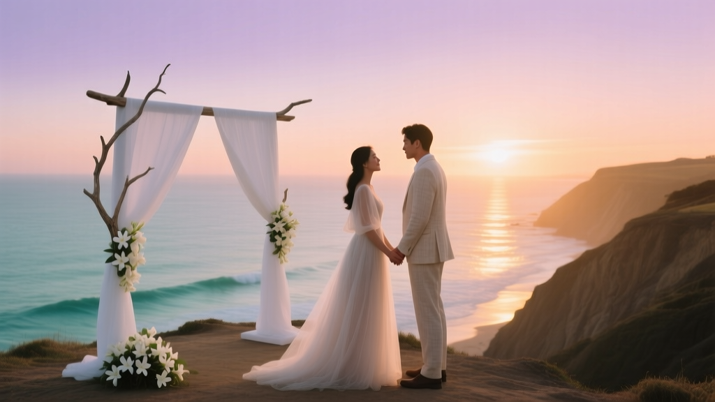 How to Execute a Romantic Coastal Sunset Wedding