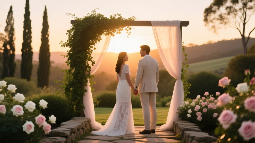 How to Execute a Romantic Sunset Garden Wedding