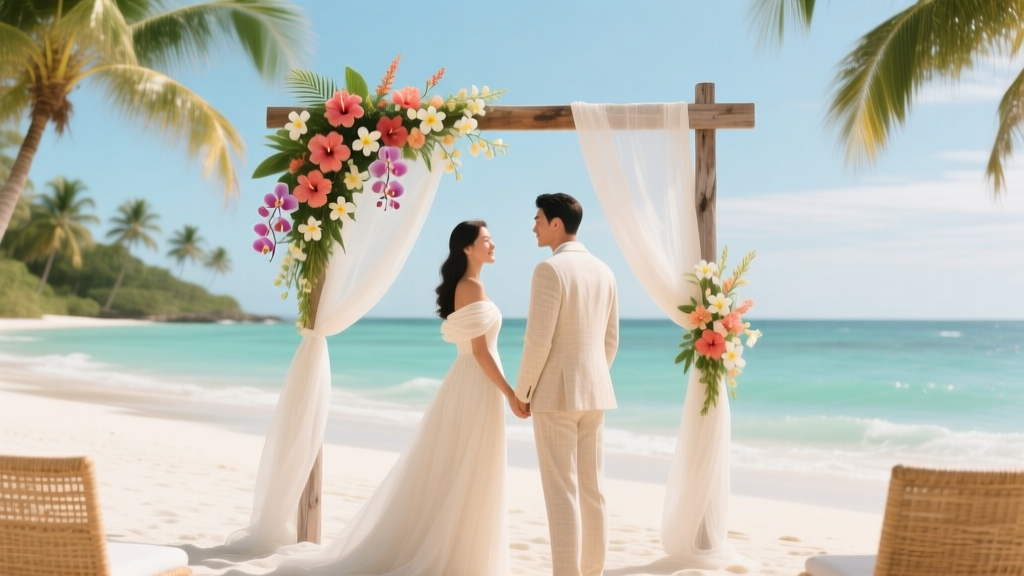 How to Execute a Tropical Island Wedding Theme