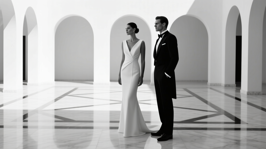 How to Plan a Classic Black and White Wedding