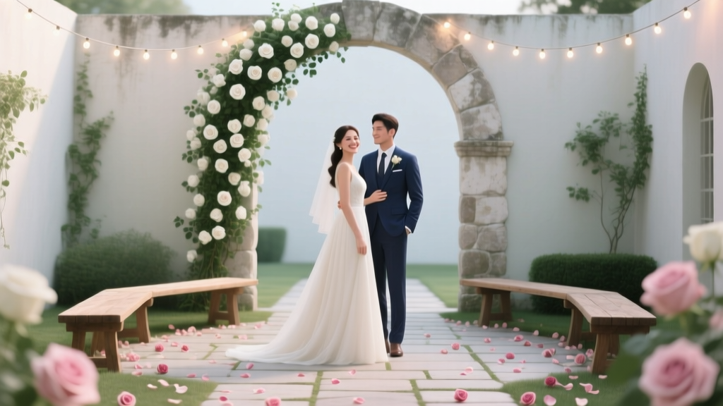 How to Plan a Romantic Courtyard Wedding