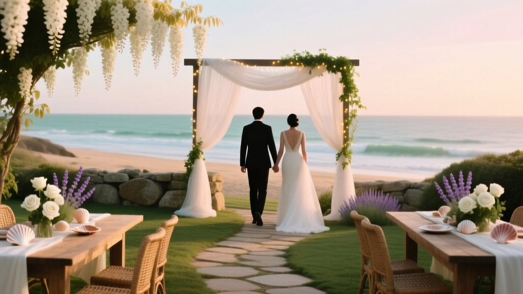 How to Plan a Romantic Coastal Garden Wedding