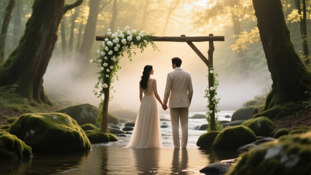 How to Plan a Romantic Forest Stream Wedding