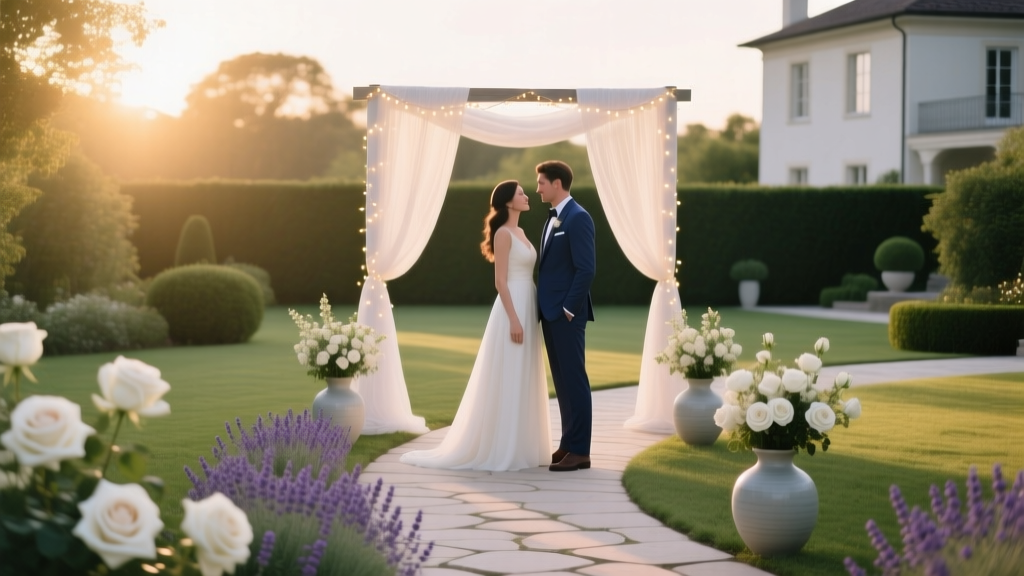 How to Plan a Romantic Garden Terrace Wedding