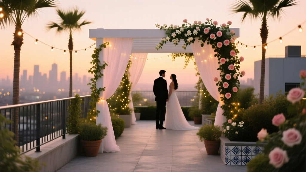 How to Plan a Romantic Rooftop Garden Wedding