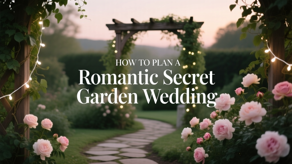 How to Plan a Romantic Secret Garden Wedding