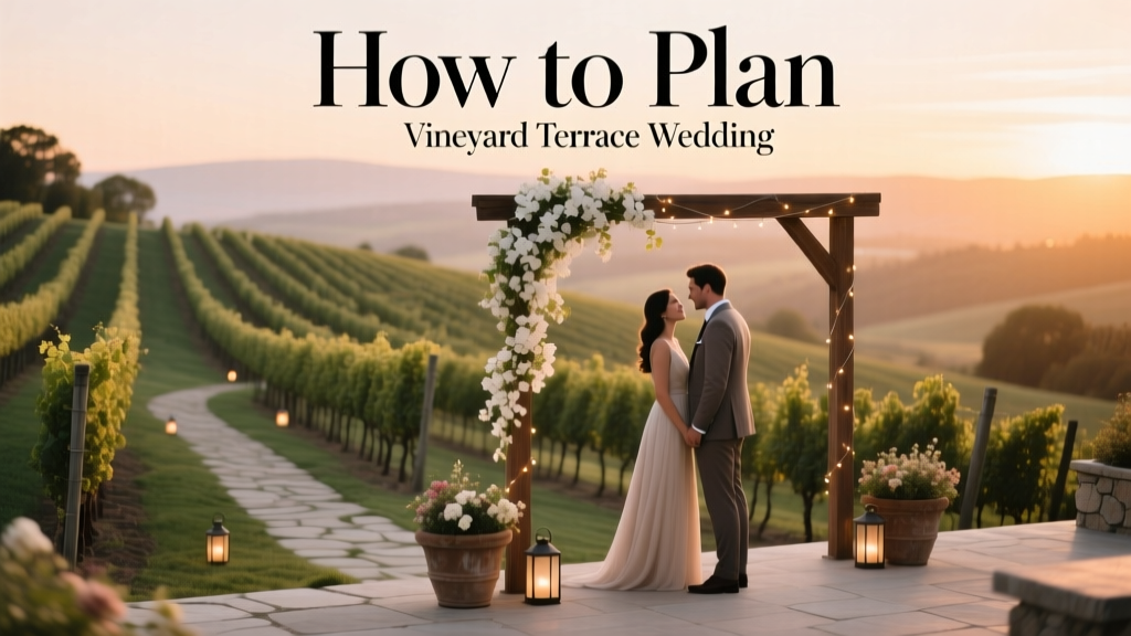 How to Plan a Romantic Vineyard Terrace Wedding