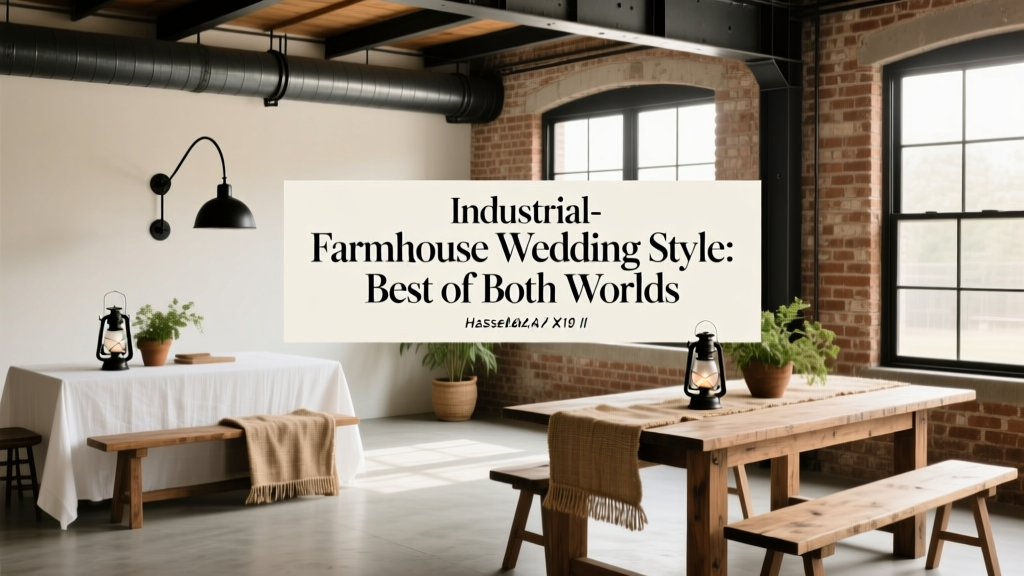 Industrial Farmhouse Wedding Style Best of Both Worlds
