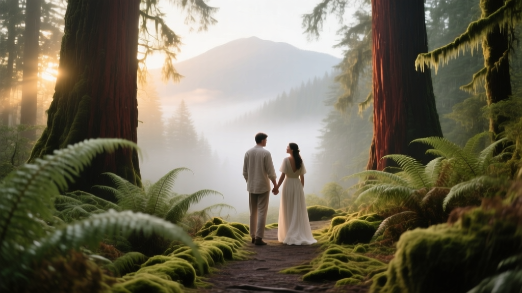 Olympic Peninsula Wedding Theme Pacific Northwest Rainforest