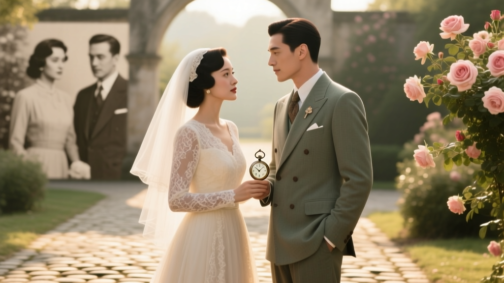 Romantic Vintage Wedding Love Story Through Time