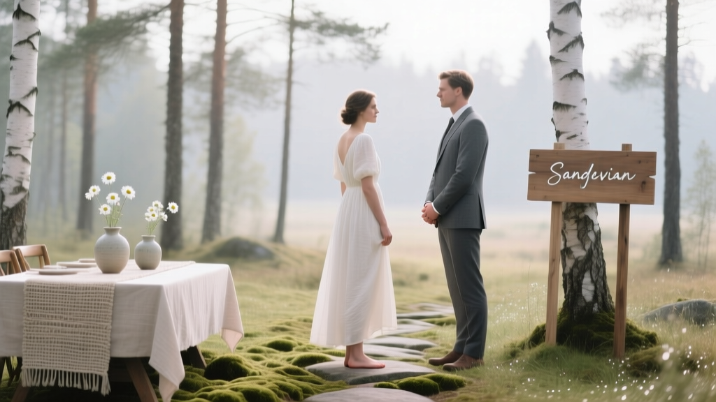 Scandinavian Wedding Theme Clean Nordic Simplicity