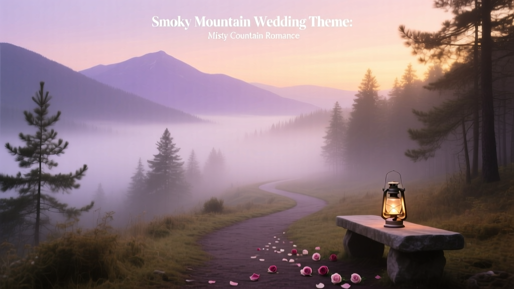 Smoky Mountains Wedding Theme Misty Mountain Romance
