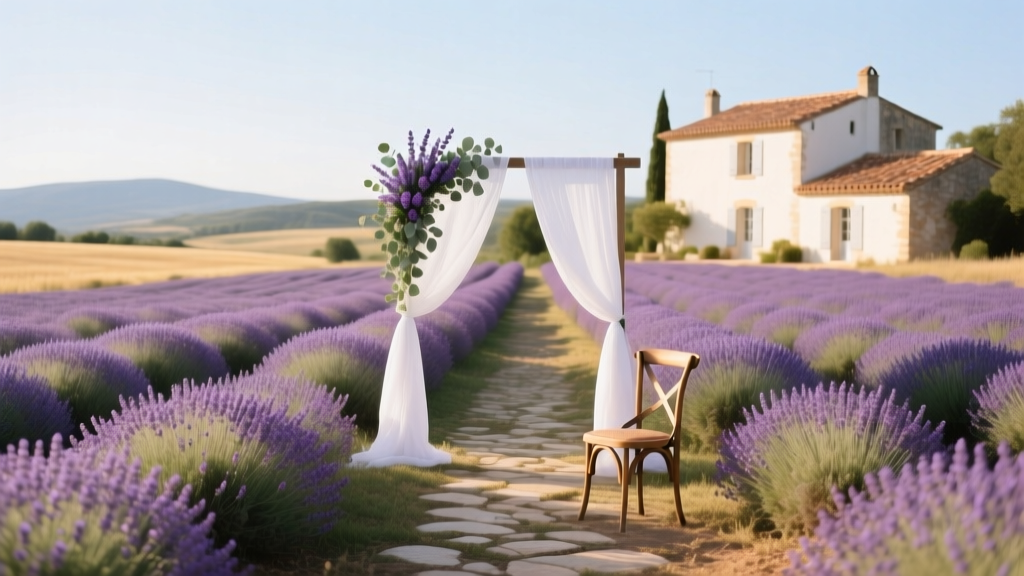 South of France Wedding Theme Lavender and Sunshine