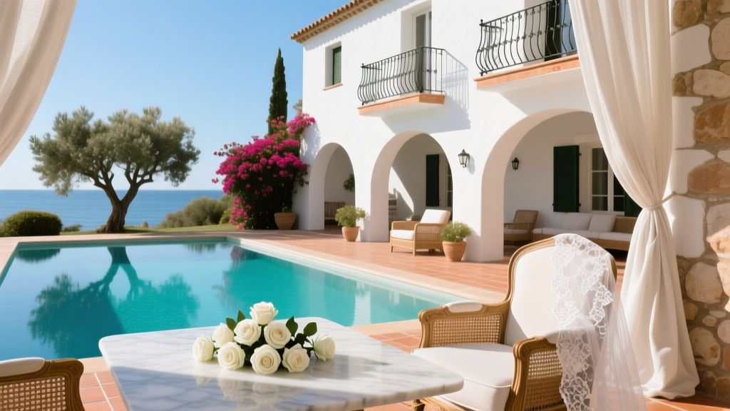 Spanish Villa Wedding Theme Mediterranean Romance