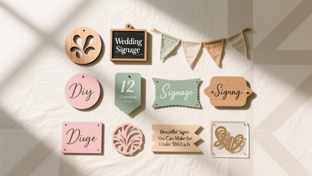 DIY Wedding Signage: 12 Beautiful Signs You Can Make for Under $10 Each