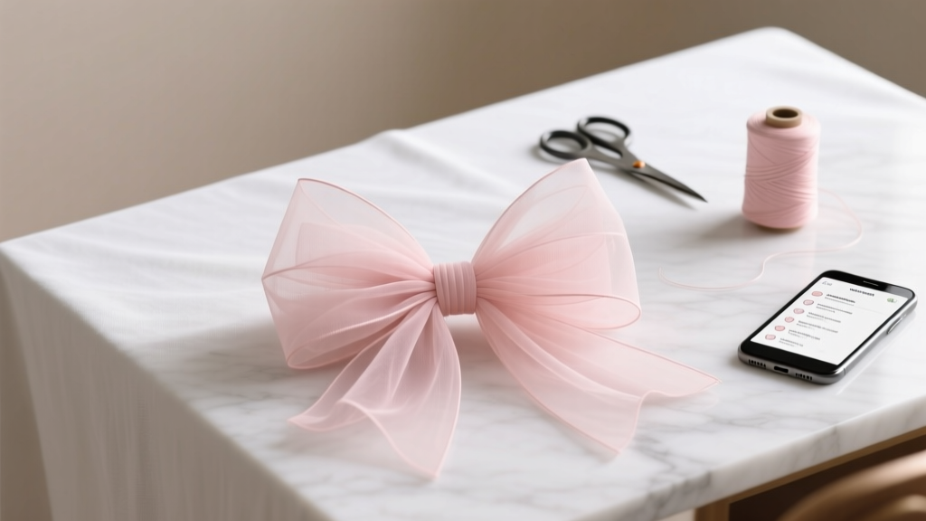 How to Make Wedding Bows Out of Tulle in Under 12 Minutes (No Sewing, No Glue Gun Meltdowns): A Step-by-Step Minimal Checklist for Stress-Free DIY Decor That Photographs Like a Pro