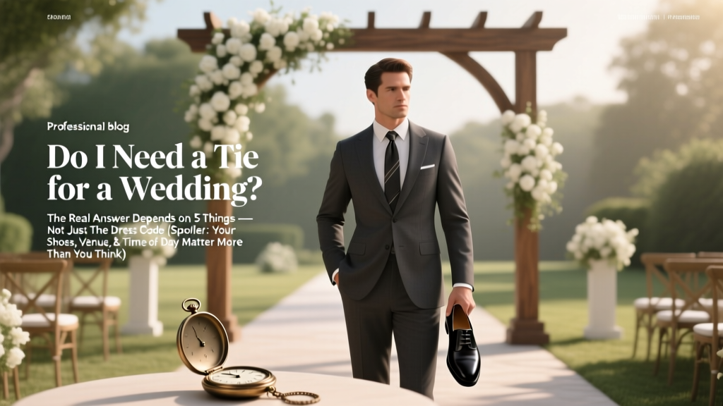 Do I Need a Tie for a Wedding? The Real Answer Depends on 5 Things — Not Just the Dress Code (Spoiler: Your Shoes, Venue, & Time of Day Matter More Than You Think)