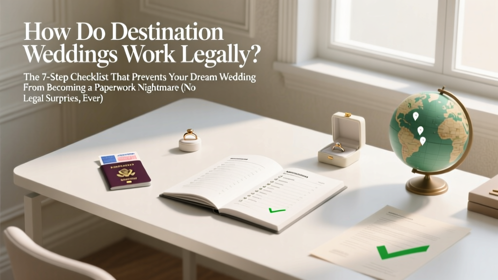 How Do Destination Weddings Work Legally? The 7-Step Checklist That Prevents Your Dream Wedding From Becoming a Paperwork Nightmare (No Legal Surprises, Ever)