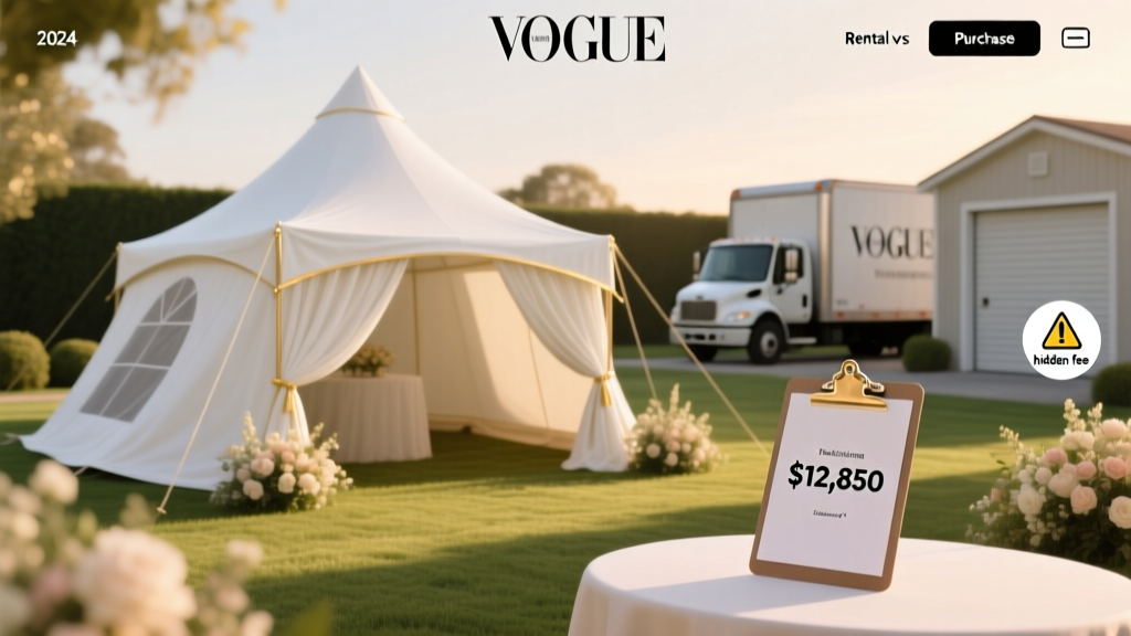 How Much Do Wedding Tents Cost in 2024? We Broke Down 12 Real Client Quotes, Rental vs. Purchase Scenarios, Hidden Fees You’ll Pay (and How to Slash 37% Off Your Total)
