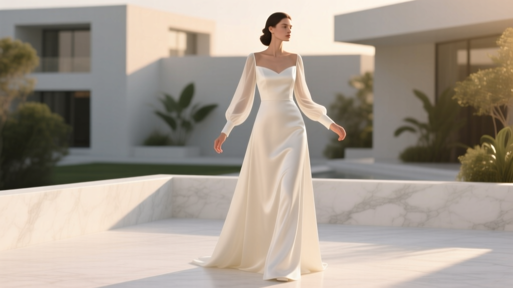 Why 'A-Line With Sleeves Wedding Dress' Is Your Secret Weapon for Flattering Fit, Seasonal Versatility, and Stress-Free Fittings — Here’s Exactly How to Choose One That Makes You Feel Confident (Not Constricted) on Your Big Day