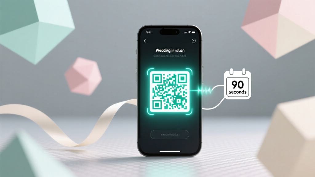 How to Create a QR Code for Wedding in Under 90 Seconds (Without Tech Skills, Design Fees, or Risking Broken Links on Your Invites)