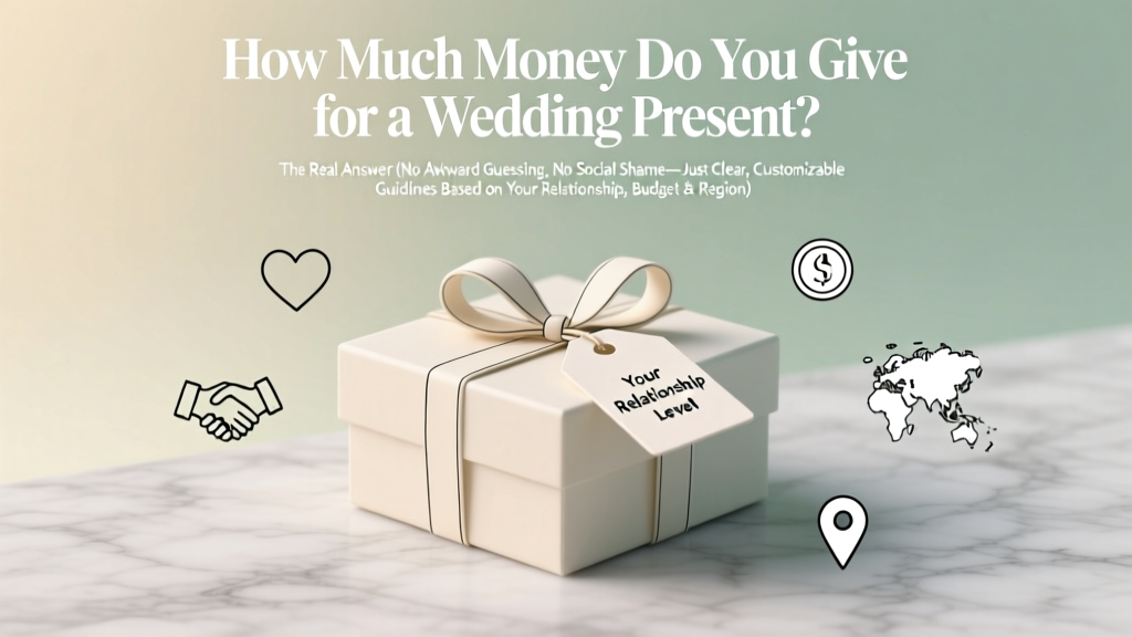 How Much Money Do You Give for a Wedding Present? The Real Answer (No Awkward Guessing, No Social Shame—Just Clear, Customizable Guidelines Based on Your Relationship, Budget & Region)