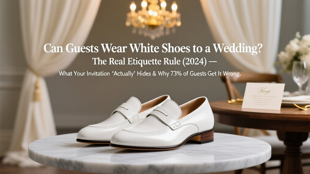 Can Guests Wear White Shoes to a Wedding? The Real Etiquette Rule (2024) — What Your Invitation *Actually* Hides & Why 73% of Guests Get It Wrong