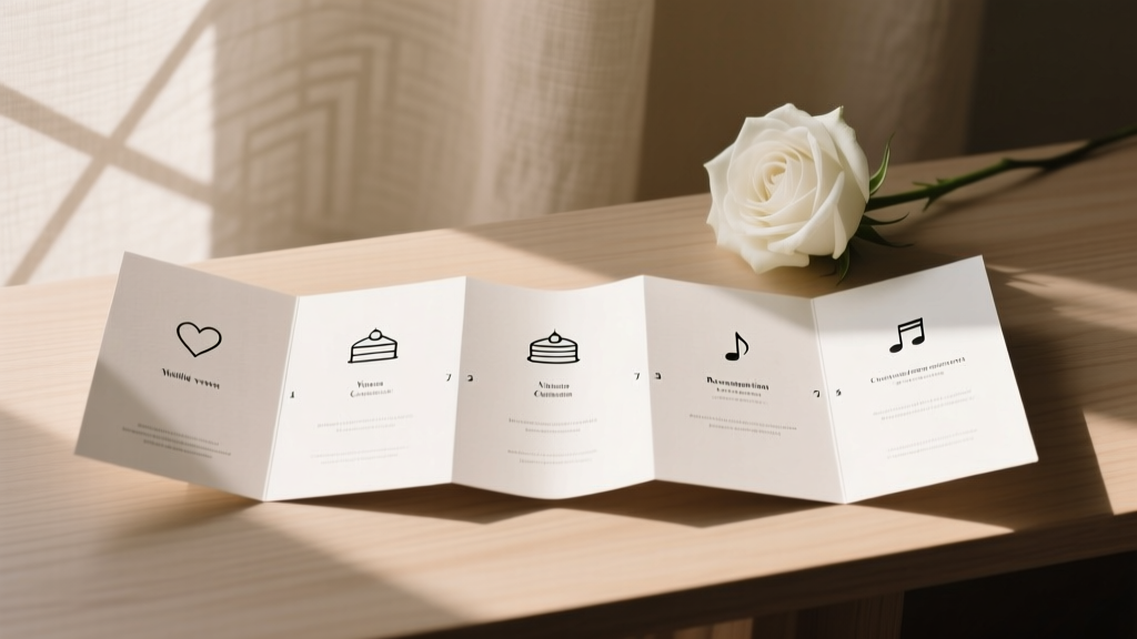 How to Write a Wedding Program in Order: The 7-Step Stress-Free Sequence (No More Last-Minute Panic or Awkward Gaps Between Vows and Cake Cutting)
