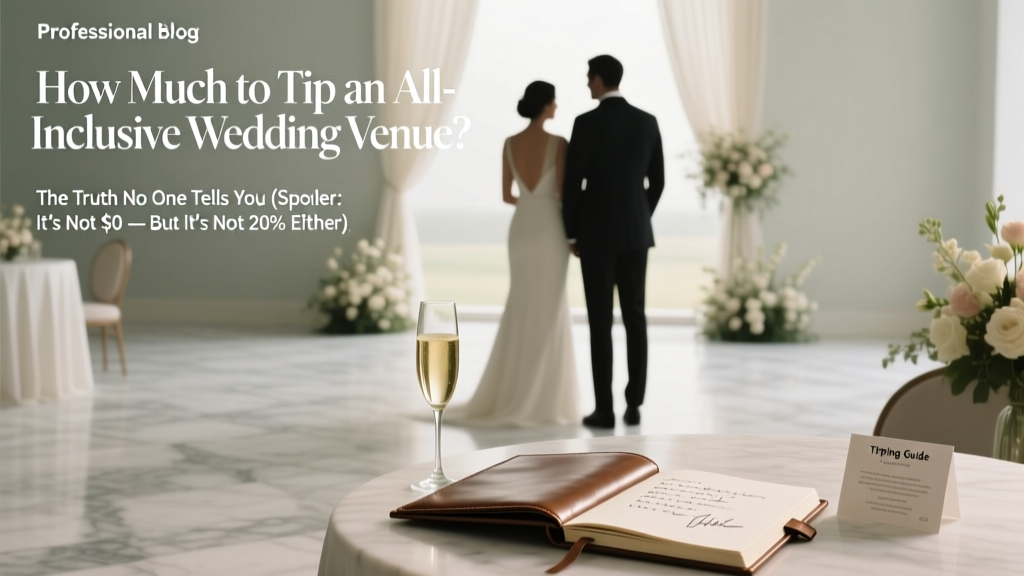 How Much to Tip an All-Inclusive Wedding Venue? The Truth No One Tells You (Spoiler: It’s Not $0 — But It’s Not 20% Either)