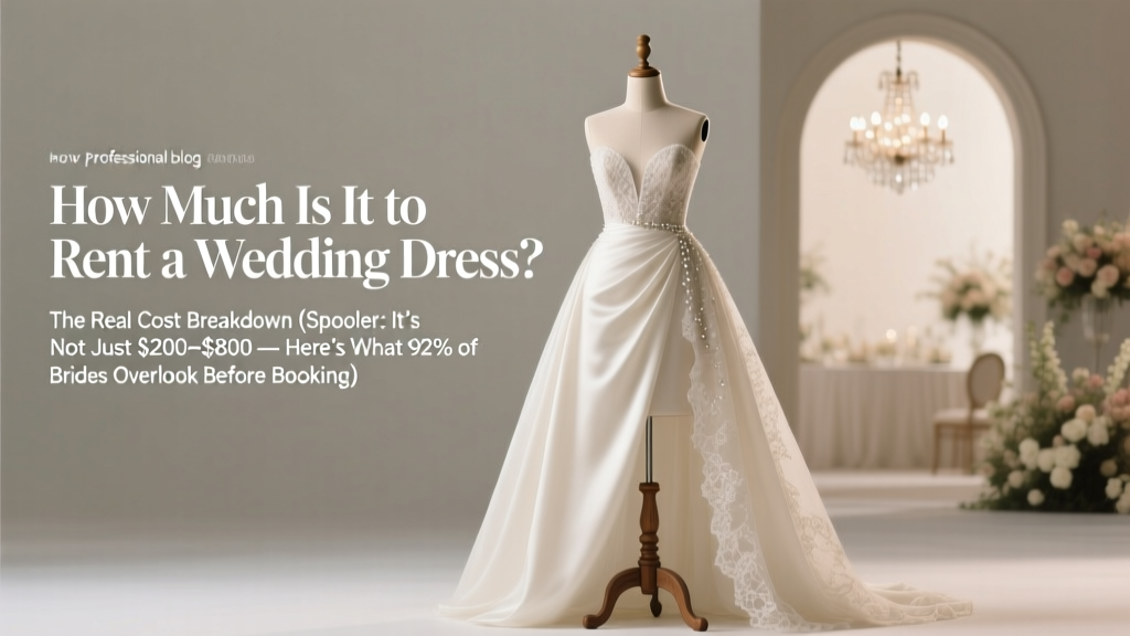 How Much Is It to Rent a Wedding Dress? The Real Cost Breakdown (Spoiler: It’s Not Just $200–$800 — Here’s What 92% of Brides Overlook Before Booking)
