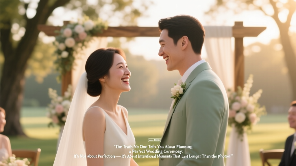 The Truth No One Tells You About Planning a Perfect Wedding Ceremony: It’s Not About Perfection — It’s About Intentional Moments That Last Longer Than the Photos