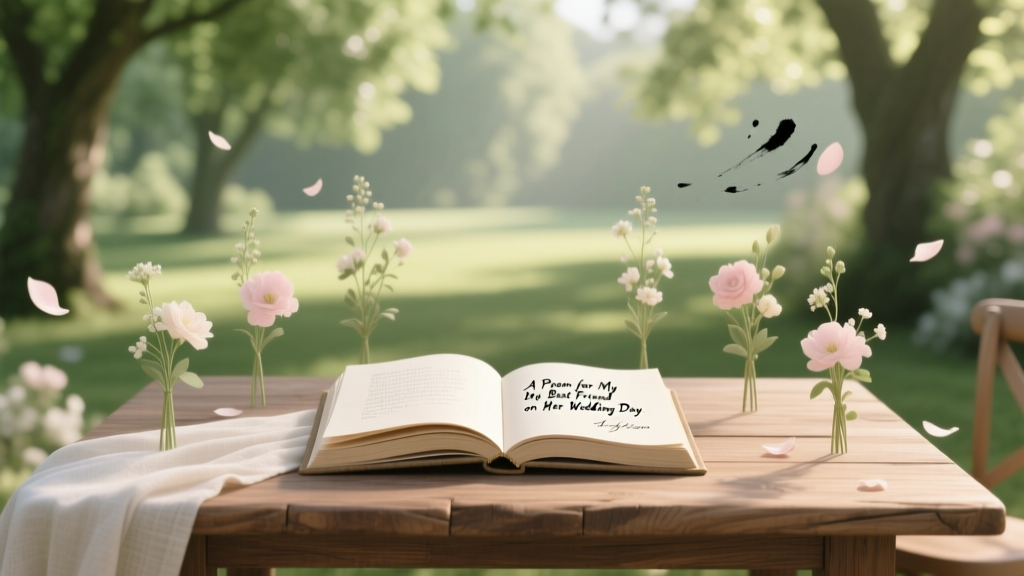A Poem for My Best Friend on Her Wedding Day: 7 Real-World Examples You Can Personalize in Under 20 Minutes (No Poetry Experience Required)