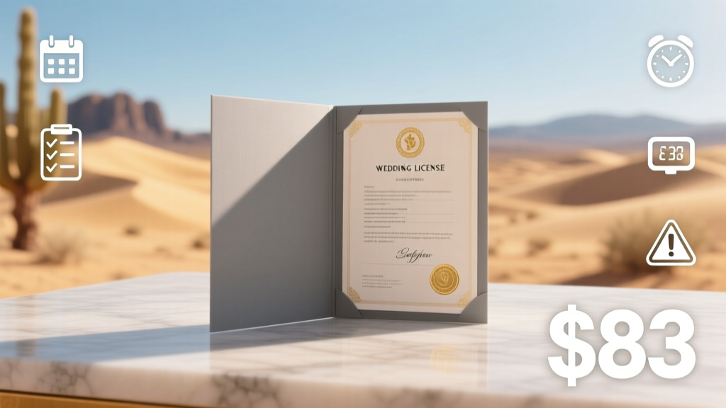 How Much Is a Wedding License in Arizona in 2024? The Exact Fee, Where to Get It, Processing Time, Required Documents, and 5 Common Mistakes That Delay Your Ceremony (Spoiler: It’s $83—but only if you know the rules)