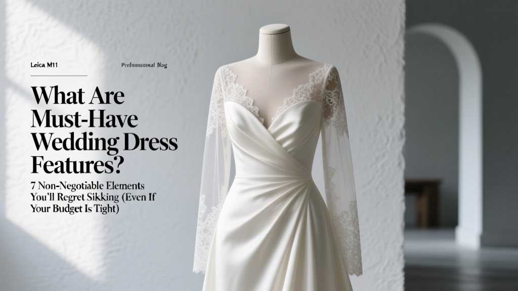 What Are Must-Have Wedding Dress Features? 7 Non-Negotiable Elements You’ll Regret Skipping (Even If Your Budget Is Tight)