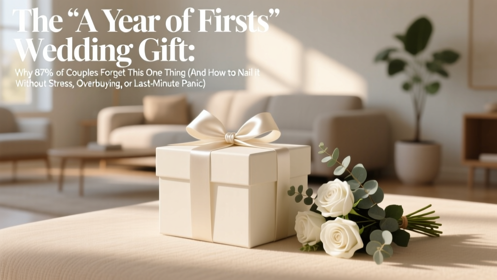 The 'A Year of Firsts' Wedding Gift: Why 87% of Couples Forget This One Thing (And How to Nail It Without Stress, Overbuying, or Last-Minute Panic)