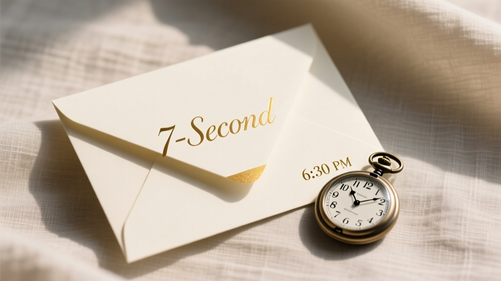 How to Write the Time on Wedding Invitation: The 7-Second Rule Every Couple Misses (That Causes RSVP Confusion, Last-Minute Calls, and Awkward Guest Arrivals)
