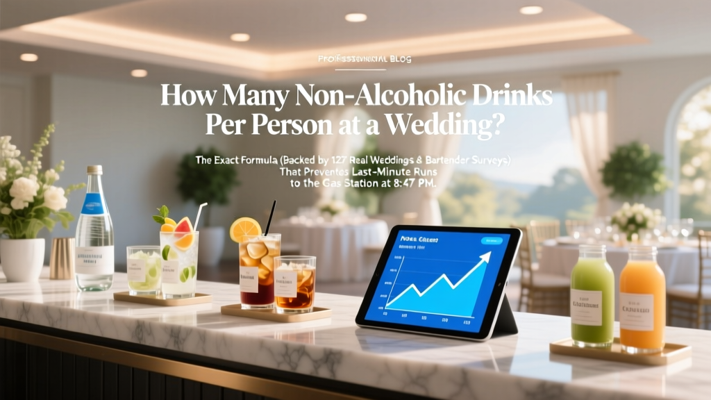 How Many Non Alcoholic Drinks Per Person at a Wedding? The Exact Formula (Backed by 127 Real Weddings & Bartender Surveys) That Prevents Last-Minute Runs to the Gas Station at 8:47 PM