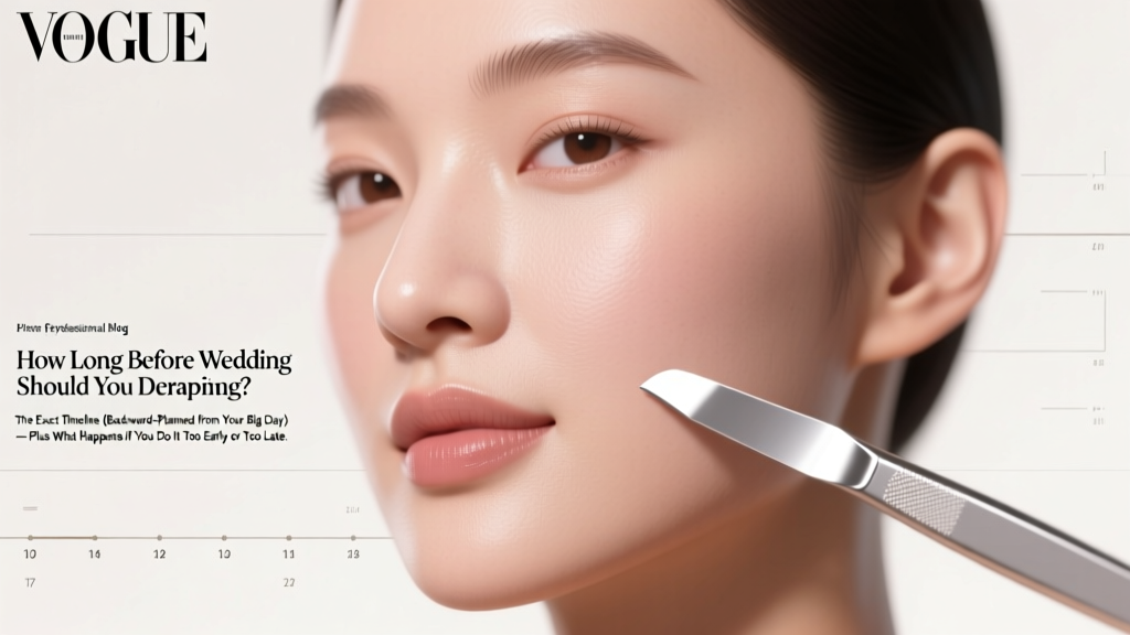 How Long Before Wedding Should You Dermaplane? The Exact Timeline (Backward-Planned from Your Big Day) — Plus What Happens If You Do It Too Early or Too Late