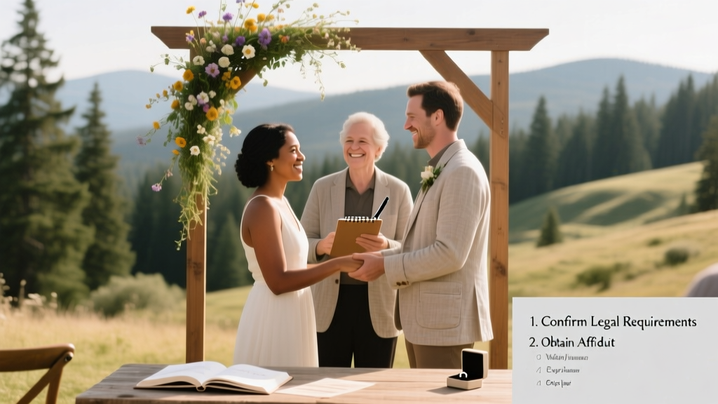 How to Officiate a Wedding in Washington State: The 7-Step Legal Checklist Every Friend, Family Member, or First-Time Officiant Needs (No License Required, No Clergy Needed)