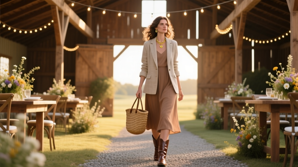 What to Wear to a Barn Wedding as a Guest: 7 Real-World Outfit Rules (That Prevent Awkward Photos, Trips on Gravel, and Looking Like You Forgot the Dress Code)