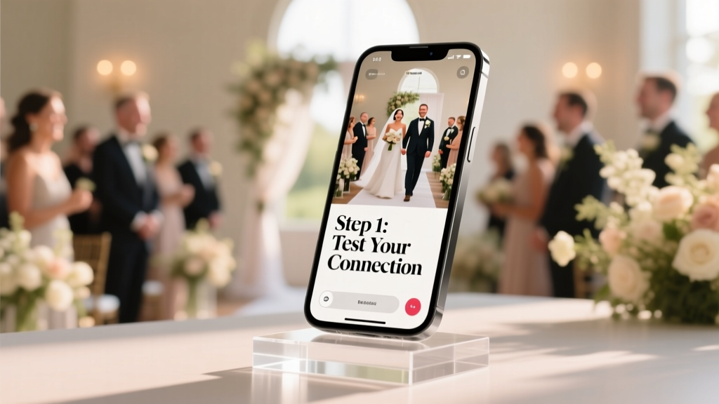 How to Stream Wedding Live Online: The 7-Step Stress-Free Setup (No Tech Degree Required — Just Your Phone & This Checklist)