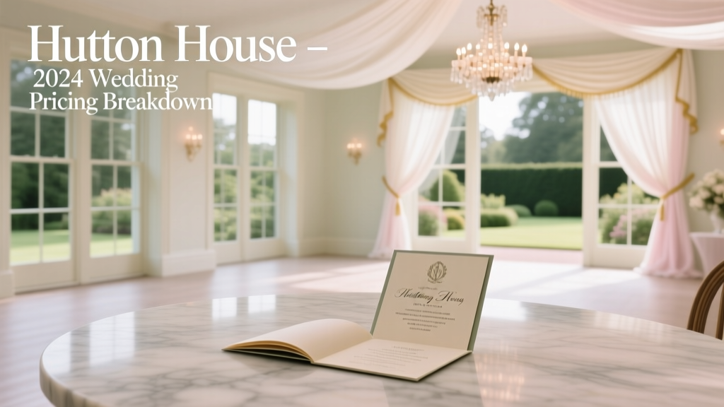 How Much Is The Hutton House Wedding Cost? Real 2024 Pricing Breakdown (Including Hidden Fees, Seasonal Shifts & How Couples Saved $12,800+ With Smart Timing)