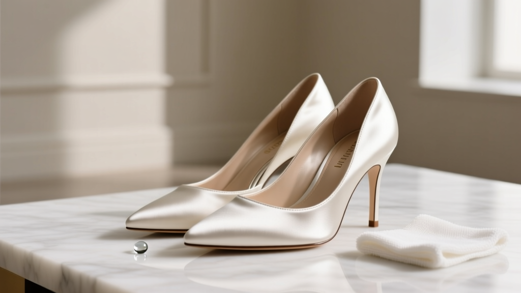 How to Clean Satin Shoes for Wedding: 5 Gentle, Non-Damaging Steps That Save Your Heirloom-Ready Shoes (No Stains, No Shine Loss, No Panic)