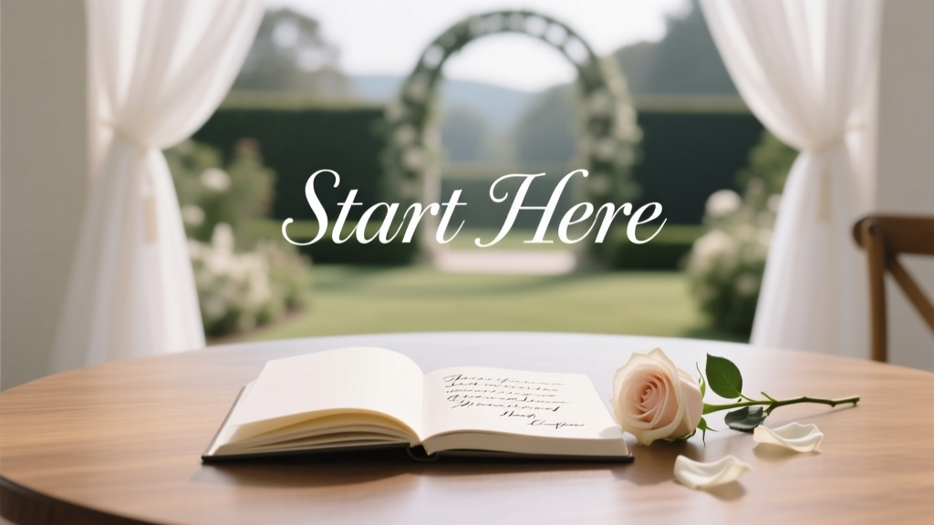 How to Begin Your Wedding Vows: The 5-Minute Starter Framework That Stops Blank-Page Panic (No Writing Experience Needed)