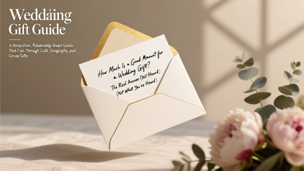 How Much Is a Good Amount for a Wedding Gift? The Real Answer (Not What You’ve Heard): A Stress-Free, Relationship-Smart Guide That Cuts Through Guilt, Geography, and Group Gifts