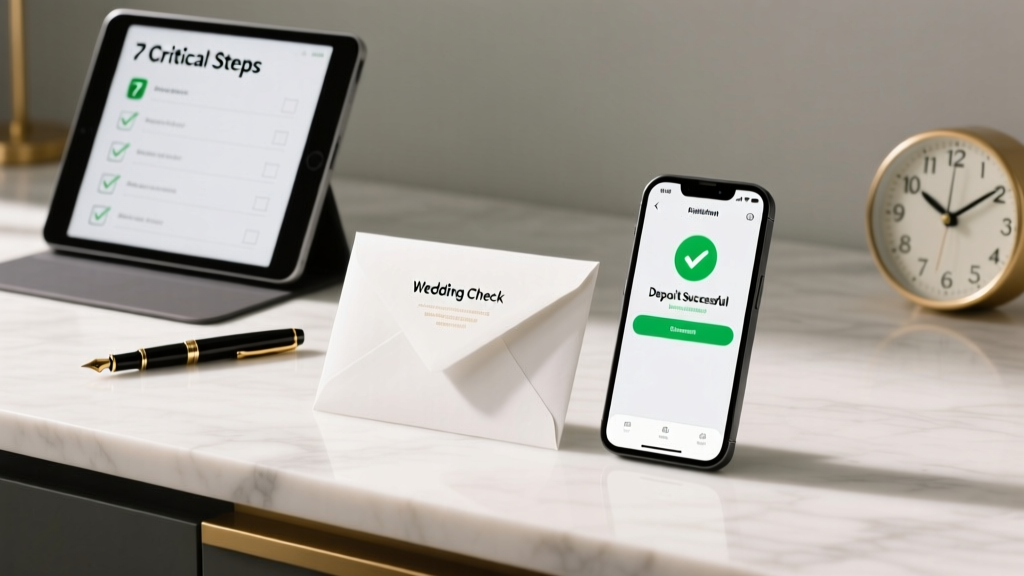 How to Cash Wedding Checks Safely & Fast: 7 Critical Steps You’re Missing (Banks Reject 23% of Newlywed Deposits Without These)